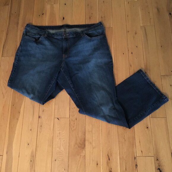 Jessica Simpson Junior Plus Regular Blue Cotton Jeans 24W - Picture 3 of 14